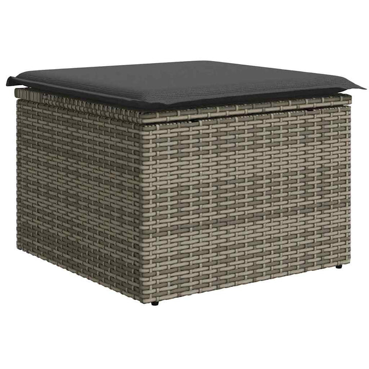 Sofa Sæt 8 stk. Grå polyrattan