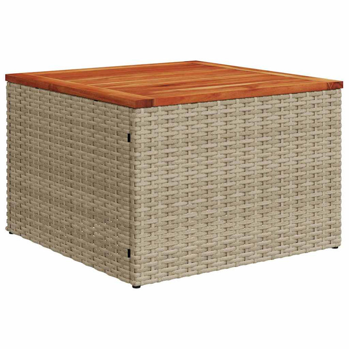 Havesofa Sæt 6 stk. Beige og creme polyrattan