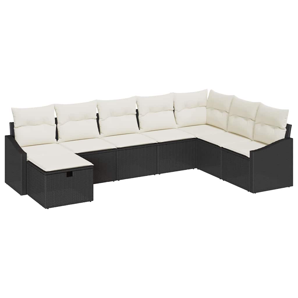 Havesofa Sæt 8 stk. polyrattan