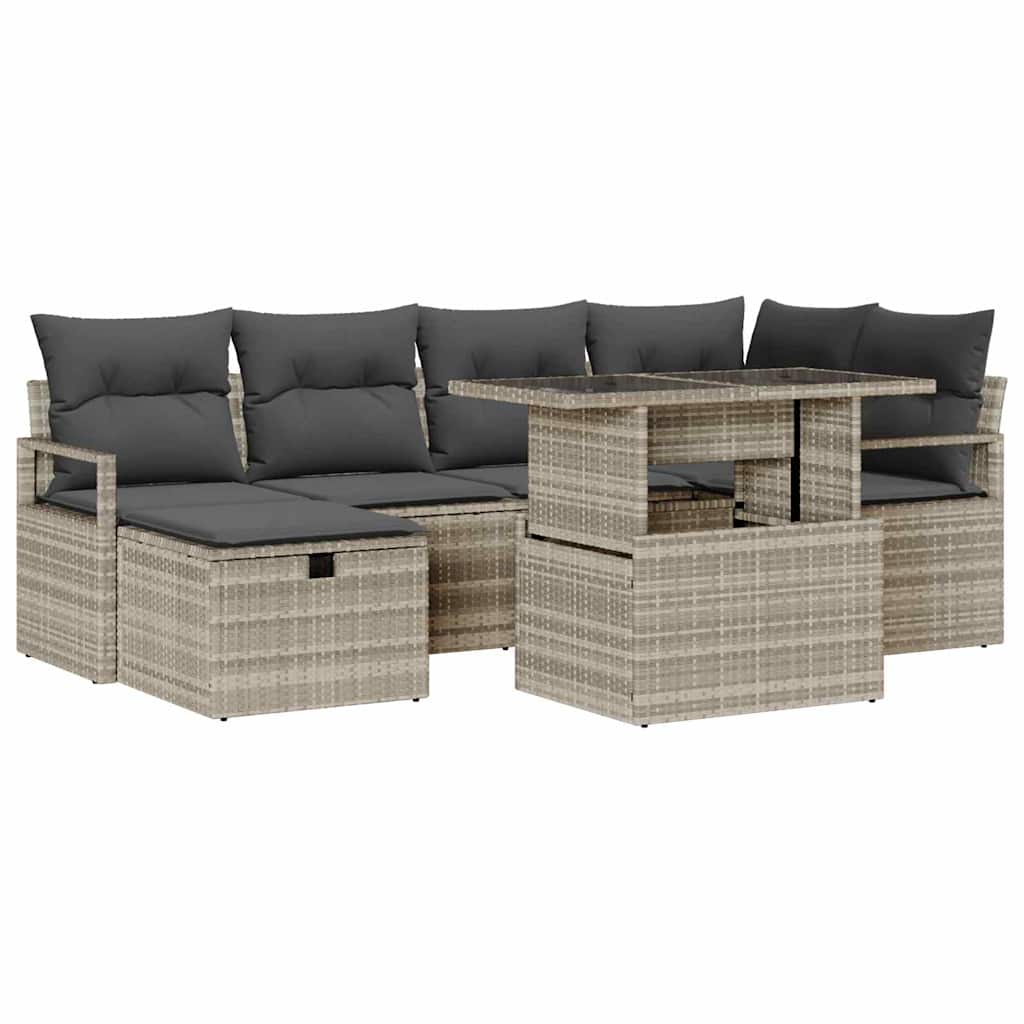 Havesofa Sæt 11 stk. polyrattan
