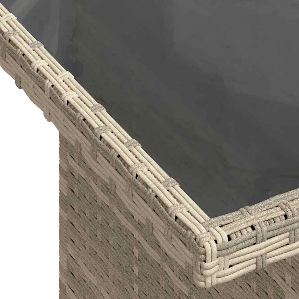 Havesofa Sæt 6 stk. polyrattan