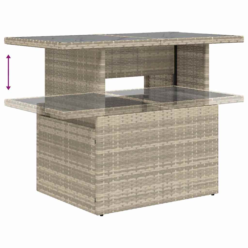 Havesofa Sæt 6 stk. polyrattan