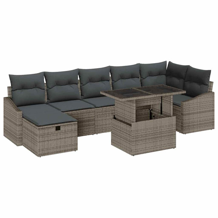 Havesofa Sæt 8 stk. polyrattan