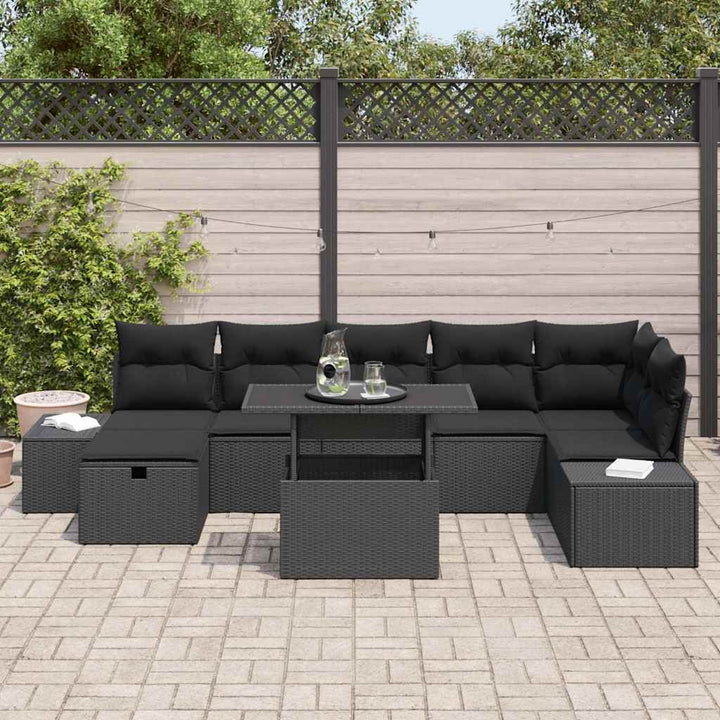 Havesofa Sæt 8 stk. polyrattan
