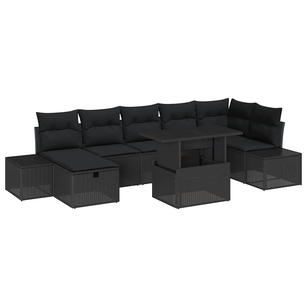 Havesofa Sæt 8 stk. polyrattan