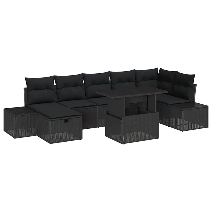 Havesofa Sæt 8 stk. polyrattan