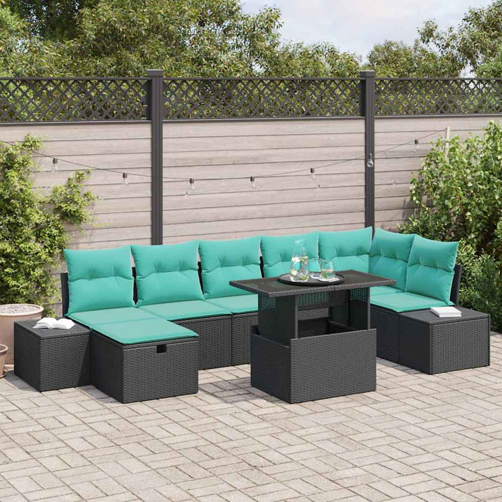 Havesofa Sæt 8 stk. polyrattan