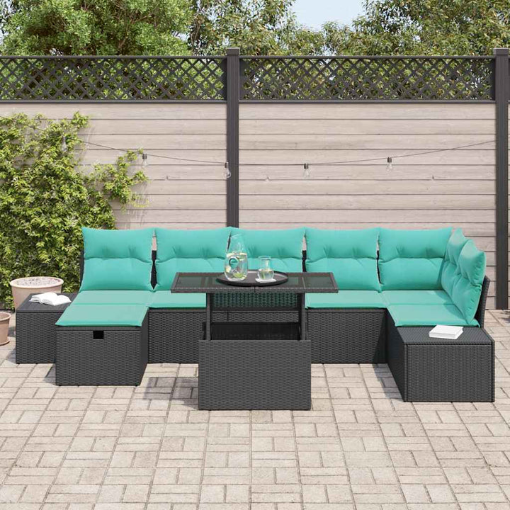 Havesofa Sæt 8 stk. polyrattan