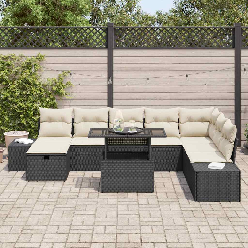 Havesofa Sæt 11 stk. polyrattan