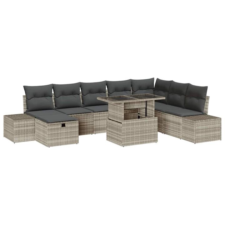 Havesofa Sæt 11 stk. polyrattan