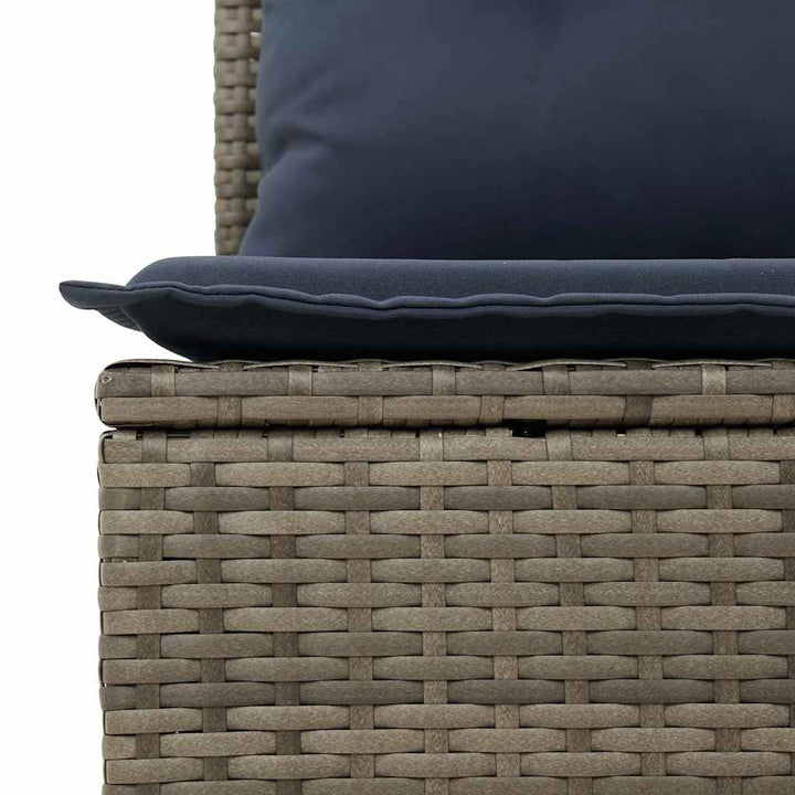 Havesofa Sæt 8 stk. Poly rattan