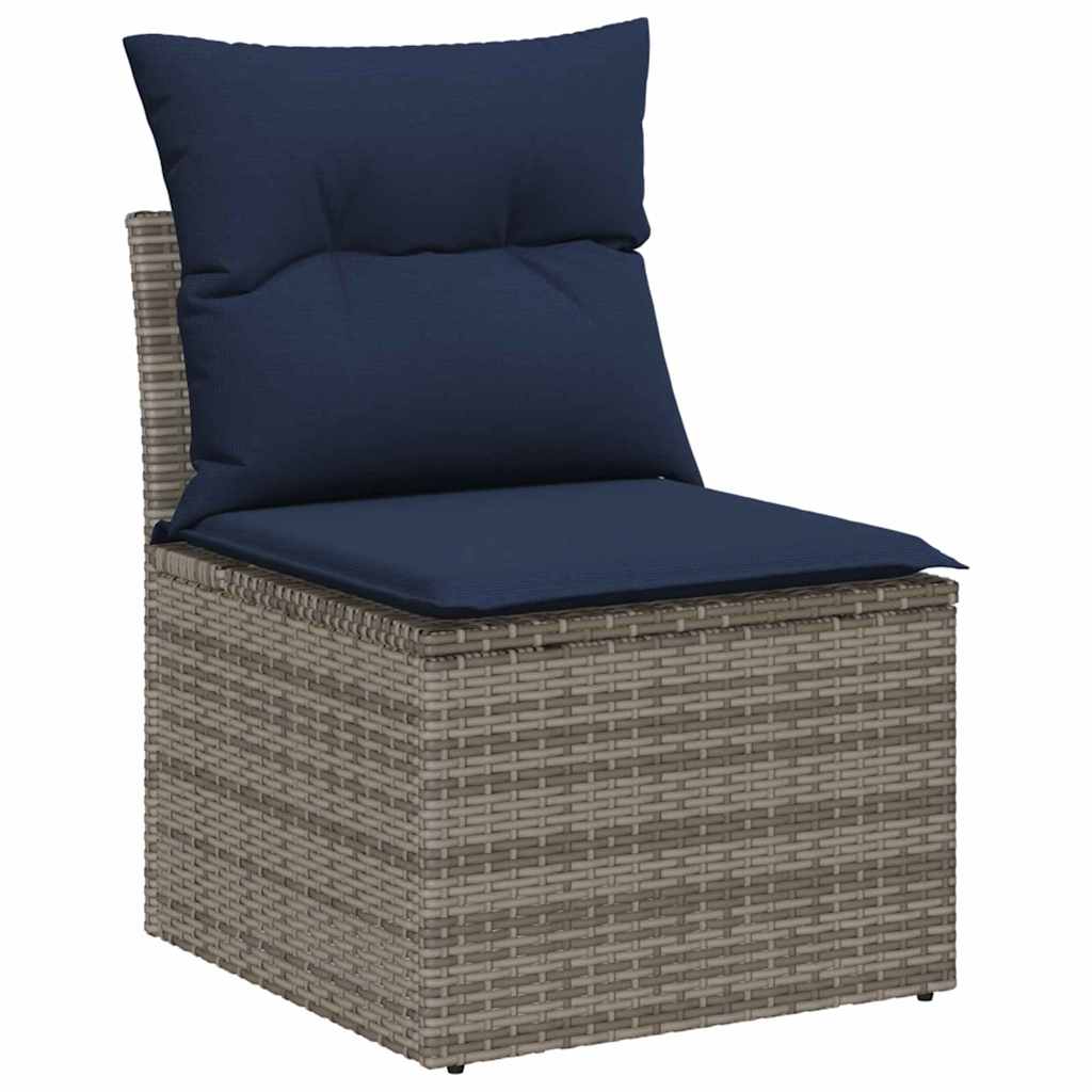 Havesofa Sæt 8 stk. Poly rattan
