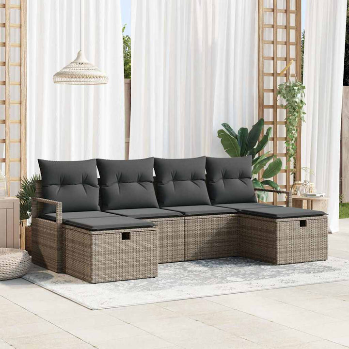 Sofa Sæt 5 stk. polyrattan