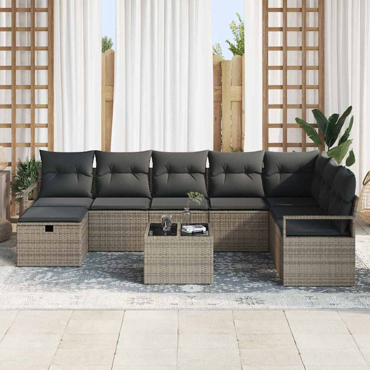 Sofa Sæt 6 stk. polyrattan
