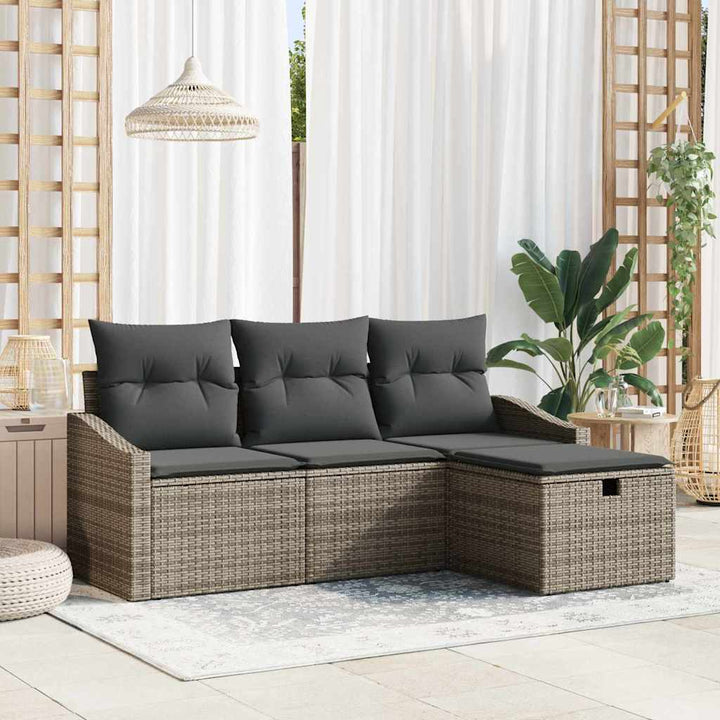 Sofa Sæt 4 stk. polyrattan