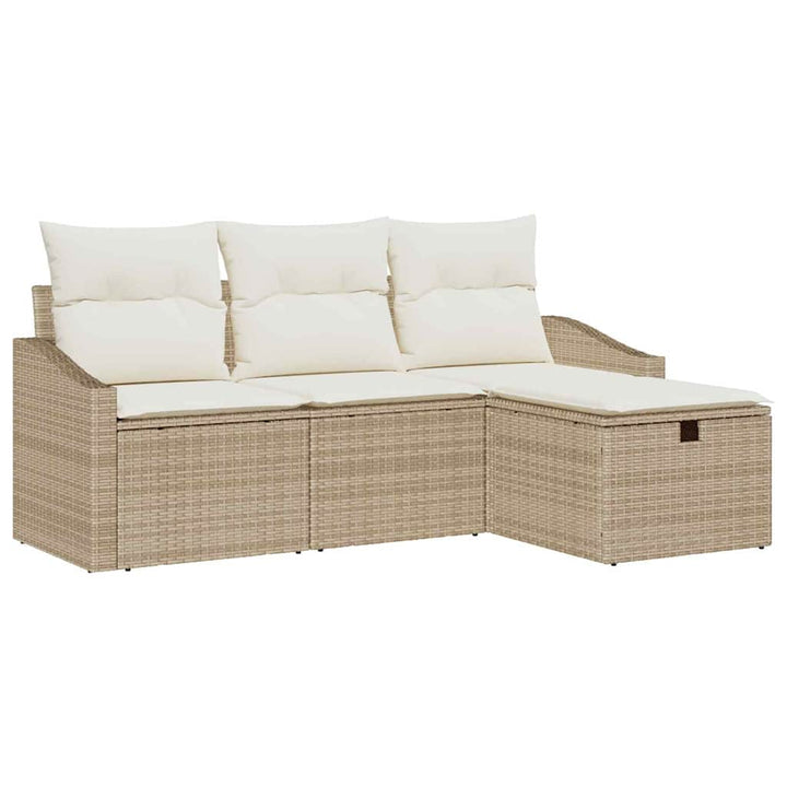 Sofa Sæt 4 stk. polyrattan