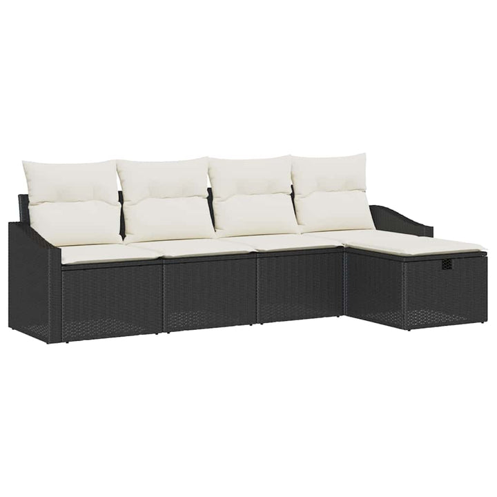 Sofa Sæt med pude 6 pcs polyrattan