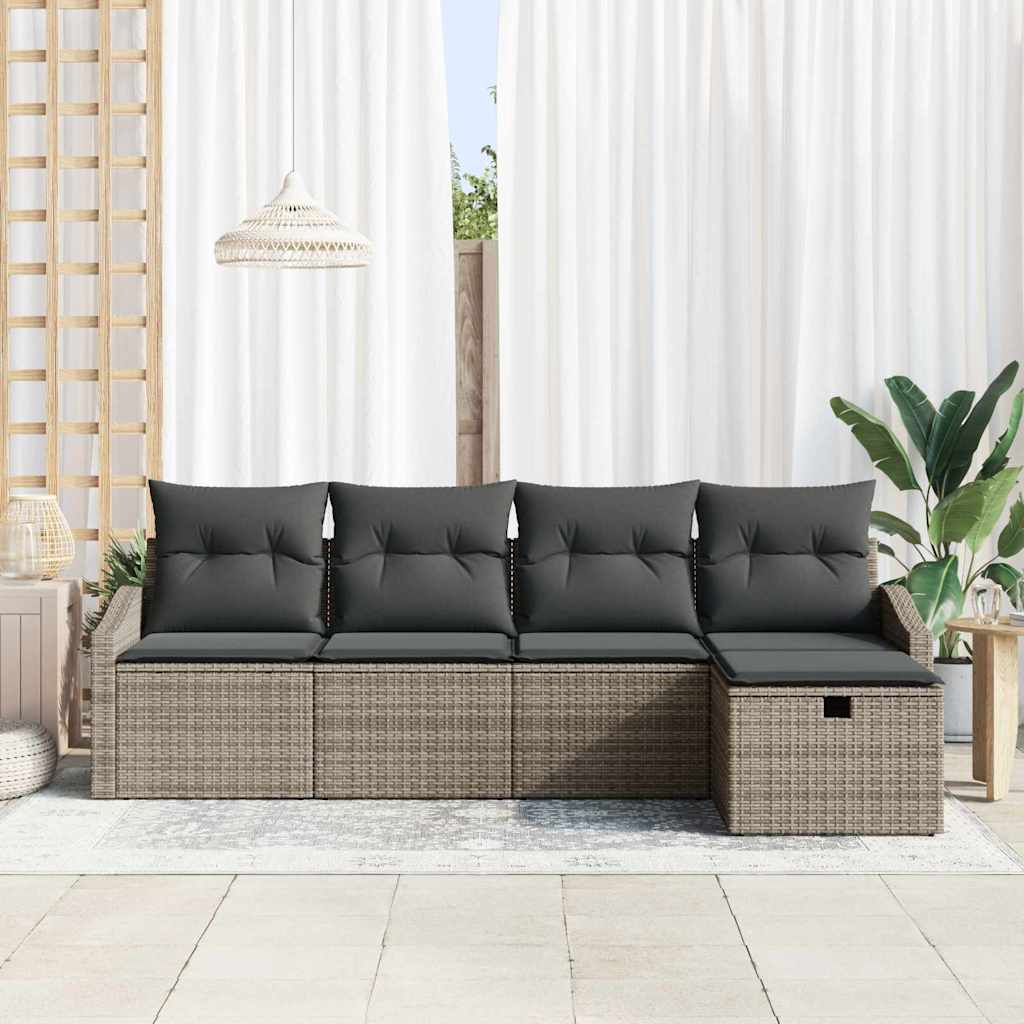 Sofa Sæt 6 stk. polyrattan
