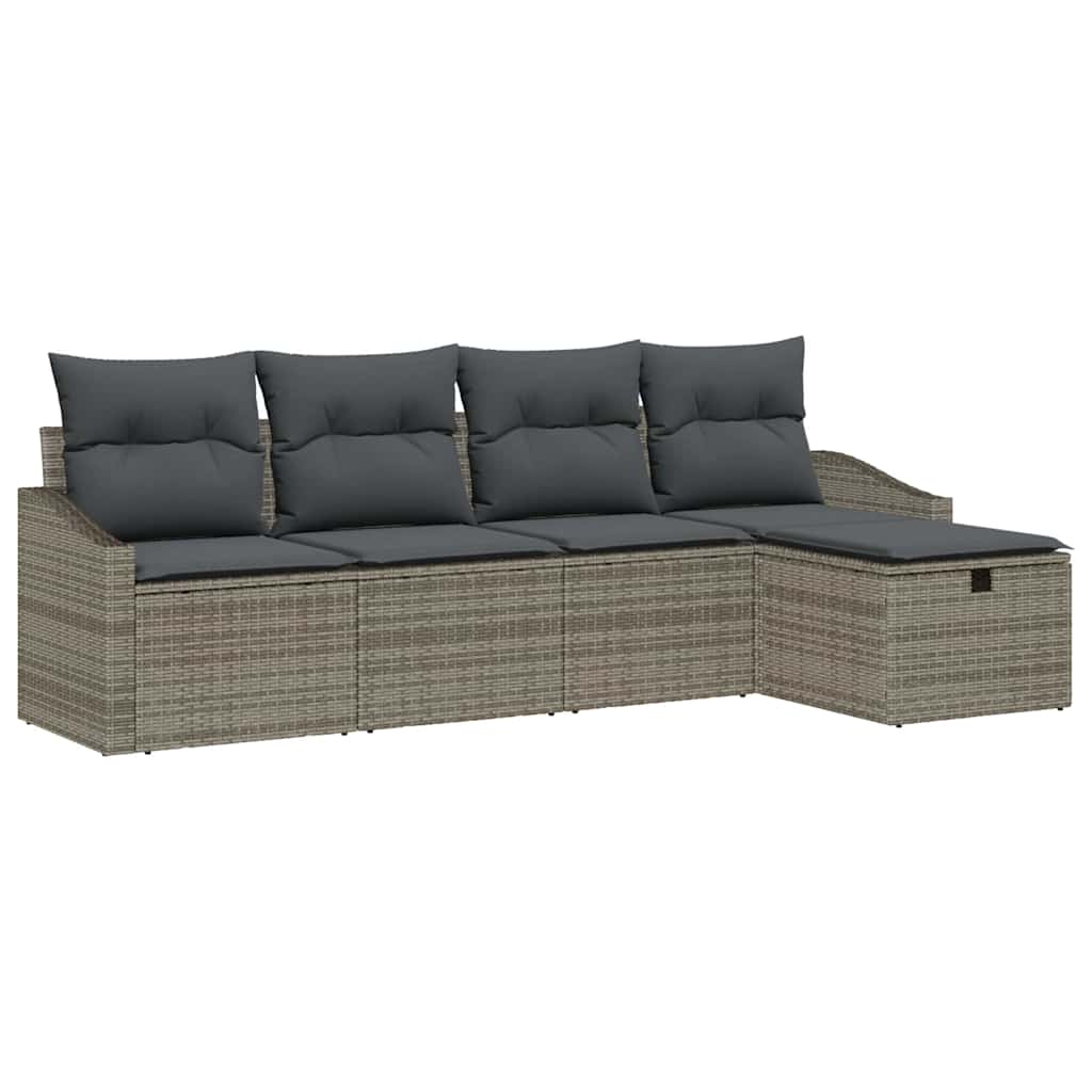 Sofa Sæt 6 stk. polyrattan