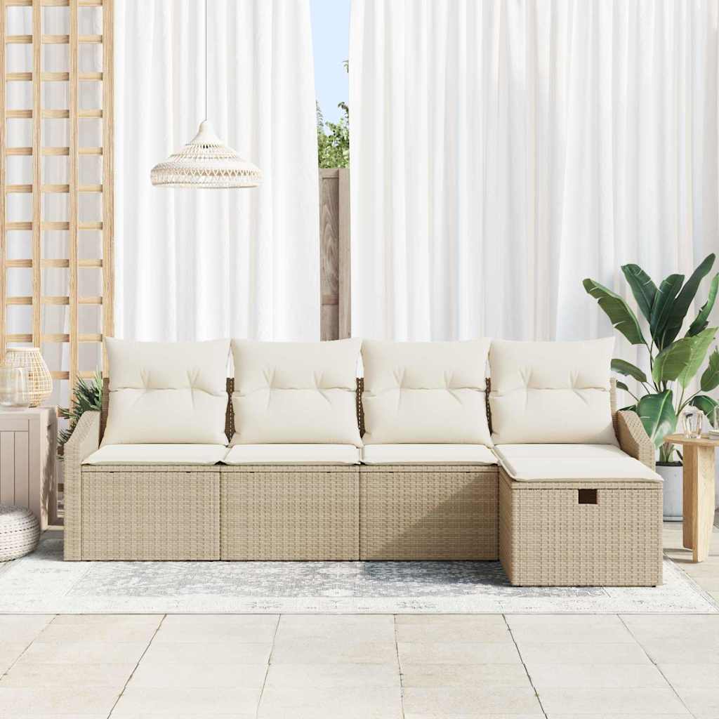 Sofa Sæt 6 stk. polyrattan