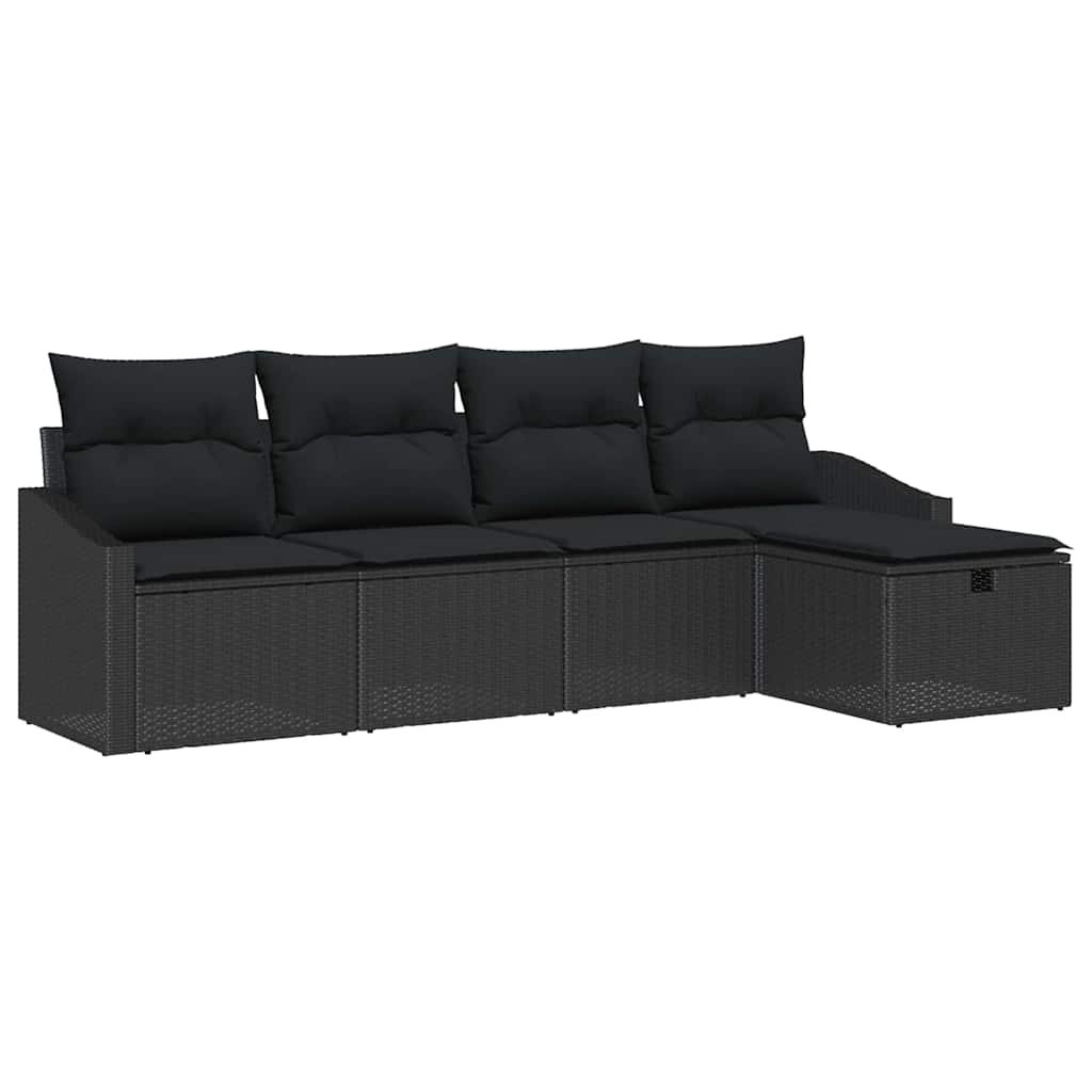 Sofa Sæt med pude 6 pcs polyrattan