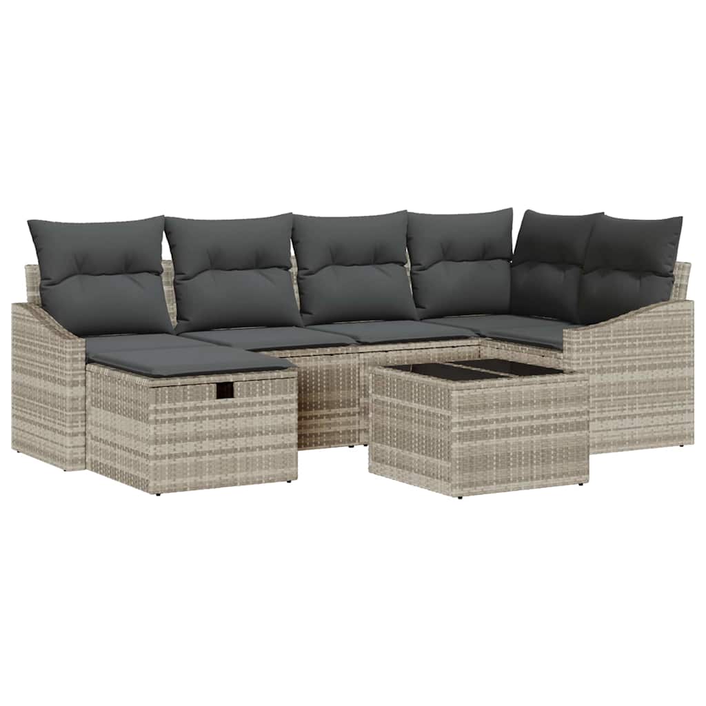 Sofa Sæt 6 stk. polyrattan