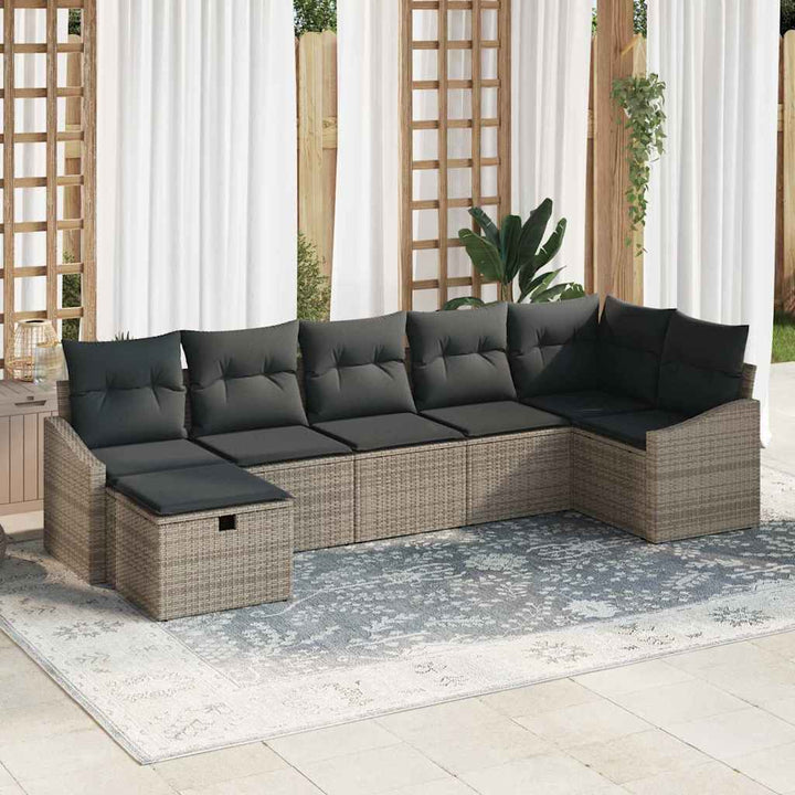 Sofa Sæt 8 stk. polyrattan