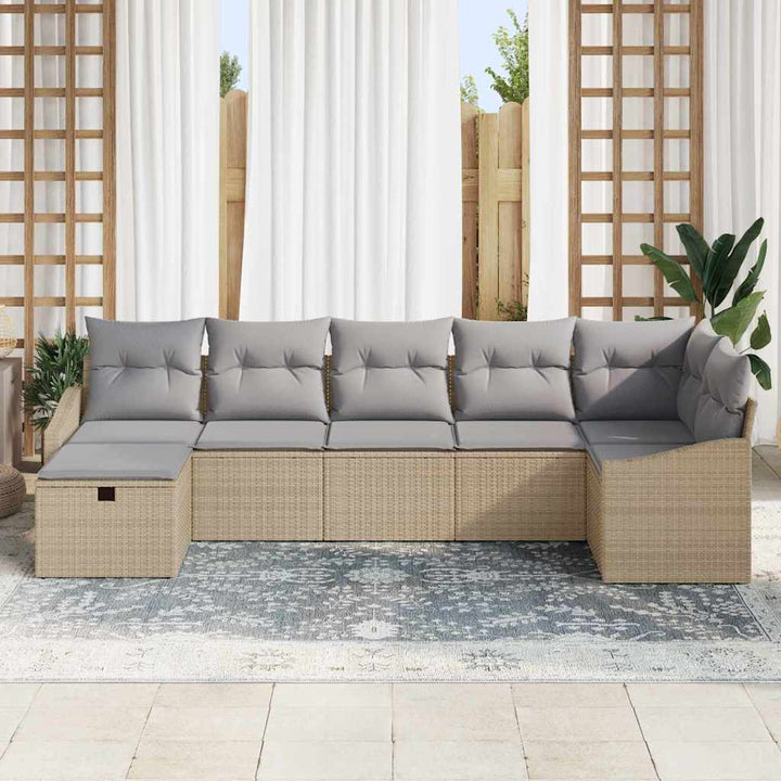 Sofa Sæt 8 stk. polyrattan