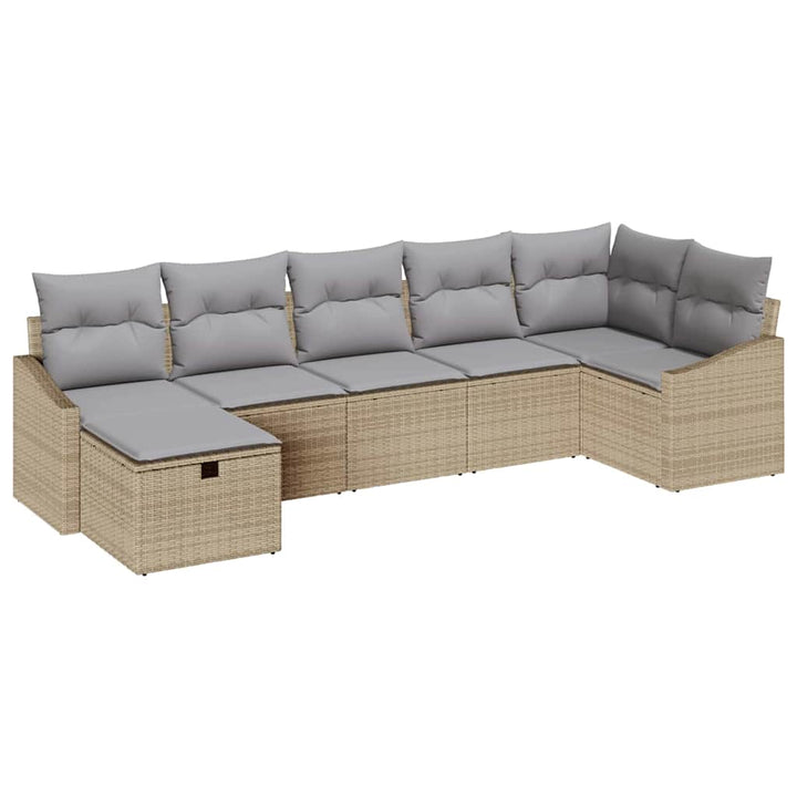 Sofa Sæt 8 stk. polyrattan