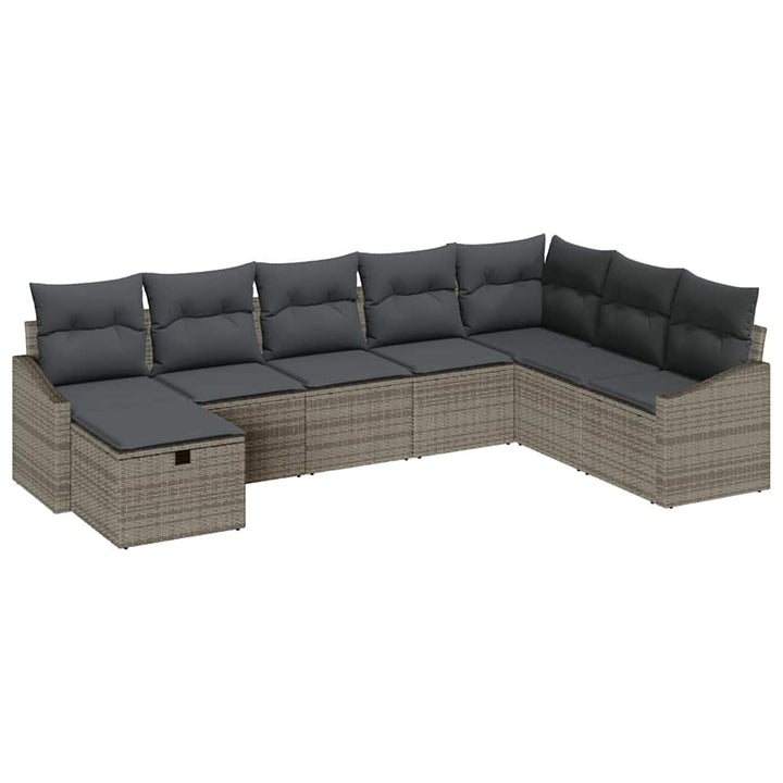 Sofa Sæt 9 stk. polyrattan