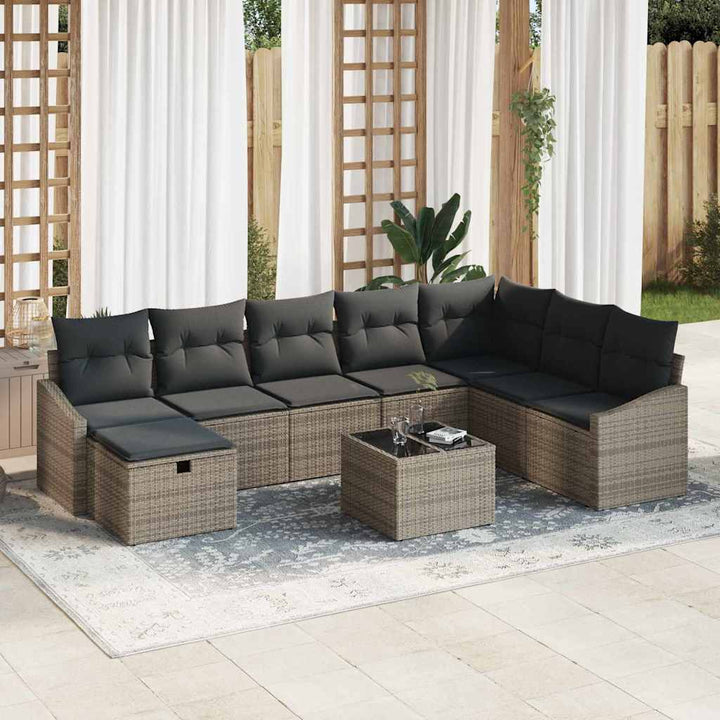 Sofa Sæt 8 stk. polyrattan