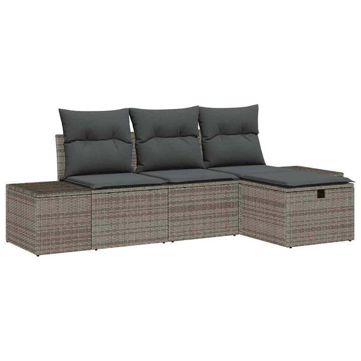 Sofa Sæt 4 stk. polyrattan