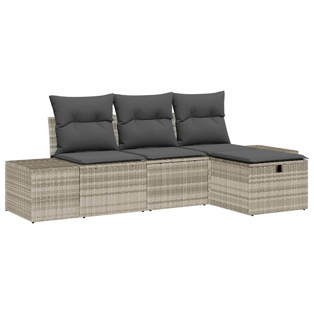 Sofa Sæt 4 stk. polyrattan