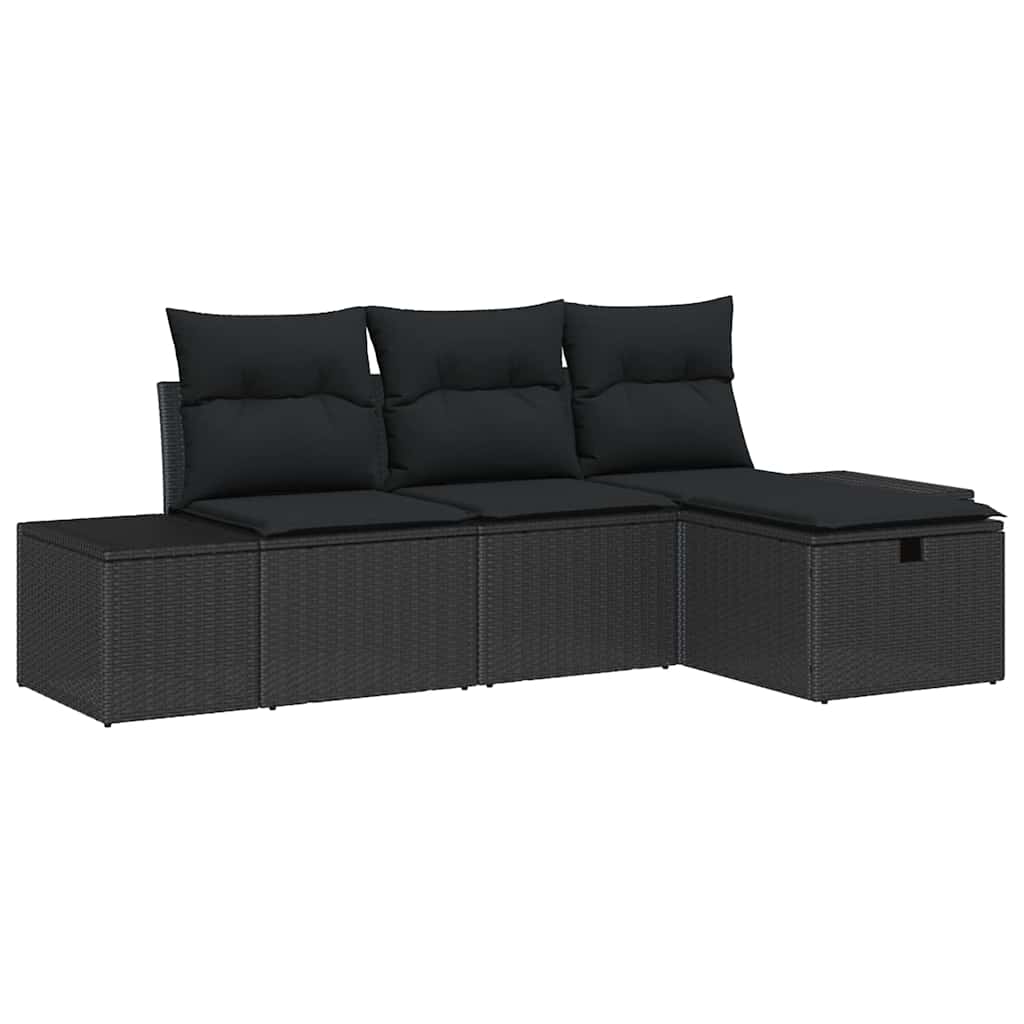Sofa Sæt 4 stk. polyrattan