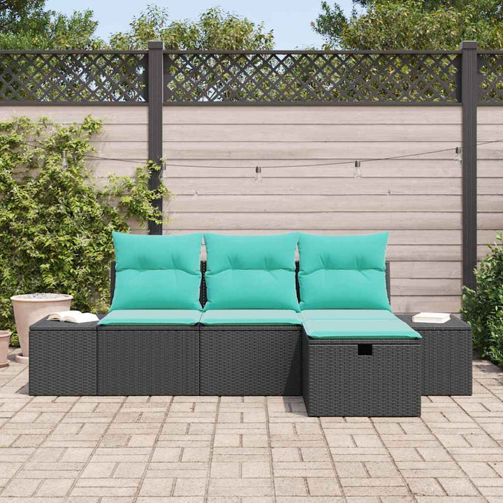 Sofa Sæt 4 stk. polyrattan