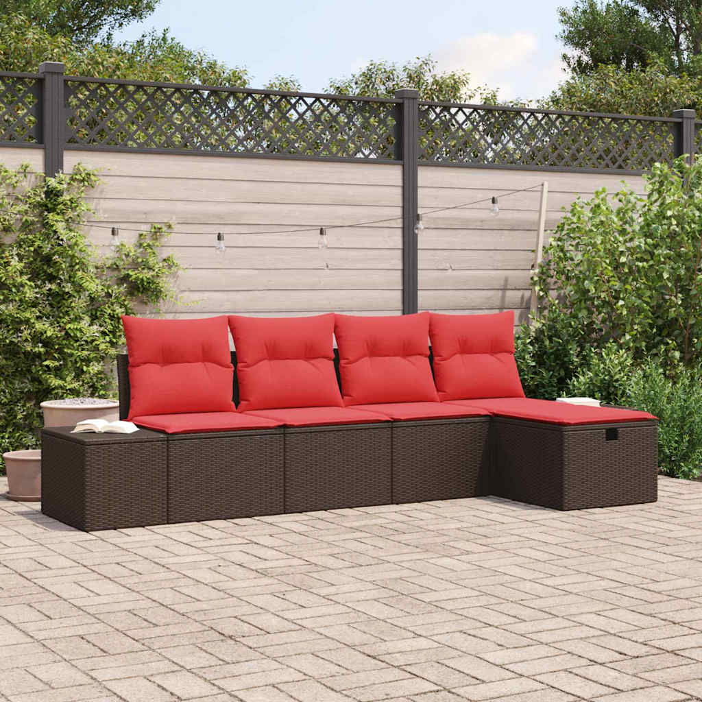 Sofa Sæt 4 stk. polyrattan