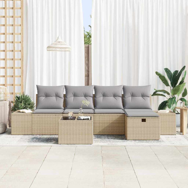 Sofa Sæt 5 stk. polyrattan