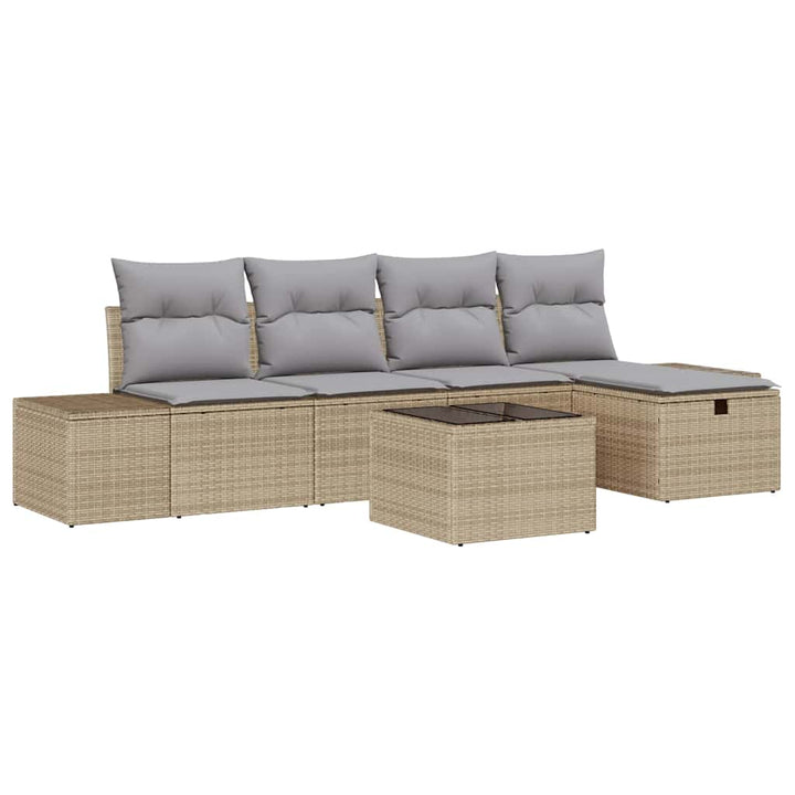 Sofa Sæt 5 stk. polyrattan