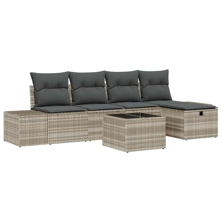 Sofa Sæt 6 stk. polyrattan