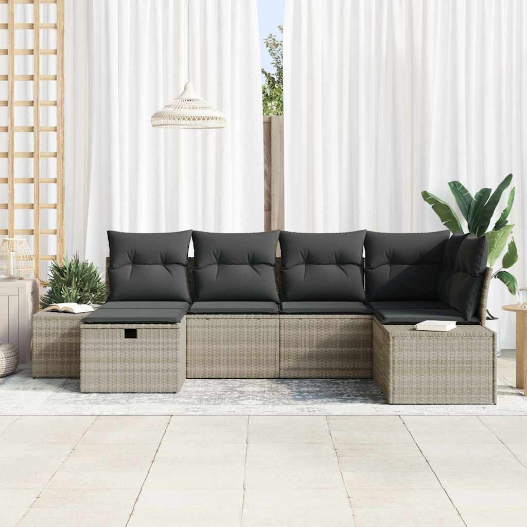 Sofa Sæt 7 stk. polyrattan
