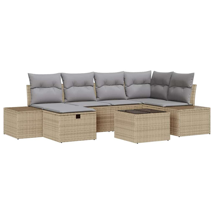 Sofa Sæt 6 stk. polyrattan