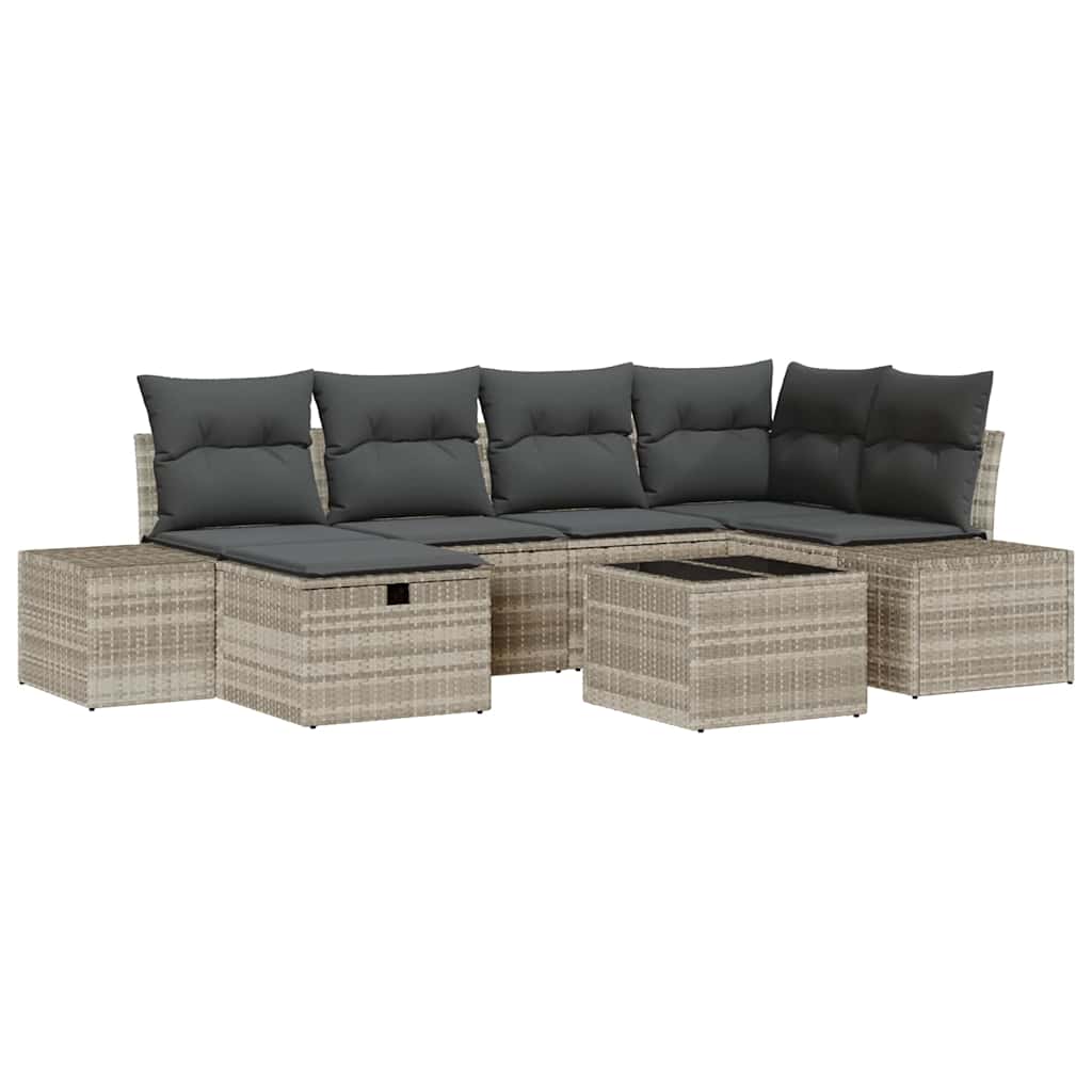 Sofa Sæt 6 stk. polyrattan