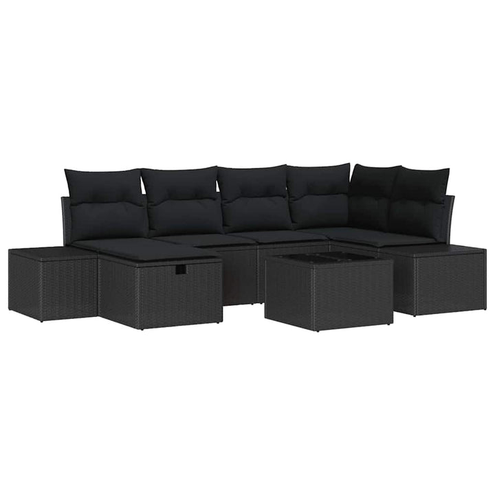 Sofa Sæt med pude 6 pcs polyrattan