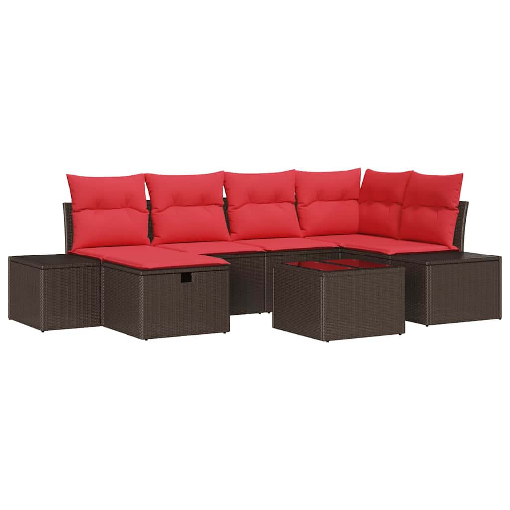 Sofa Sæt 3 stk. polyrattan