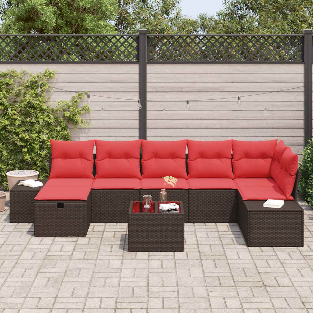 Sofa Sæt 5 stk. polyrattan