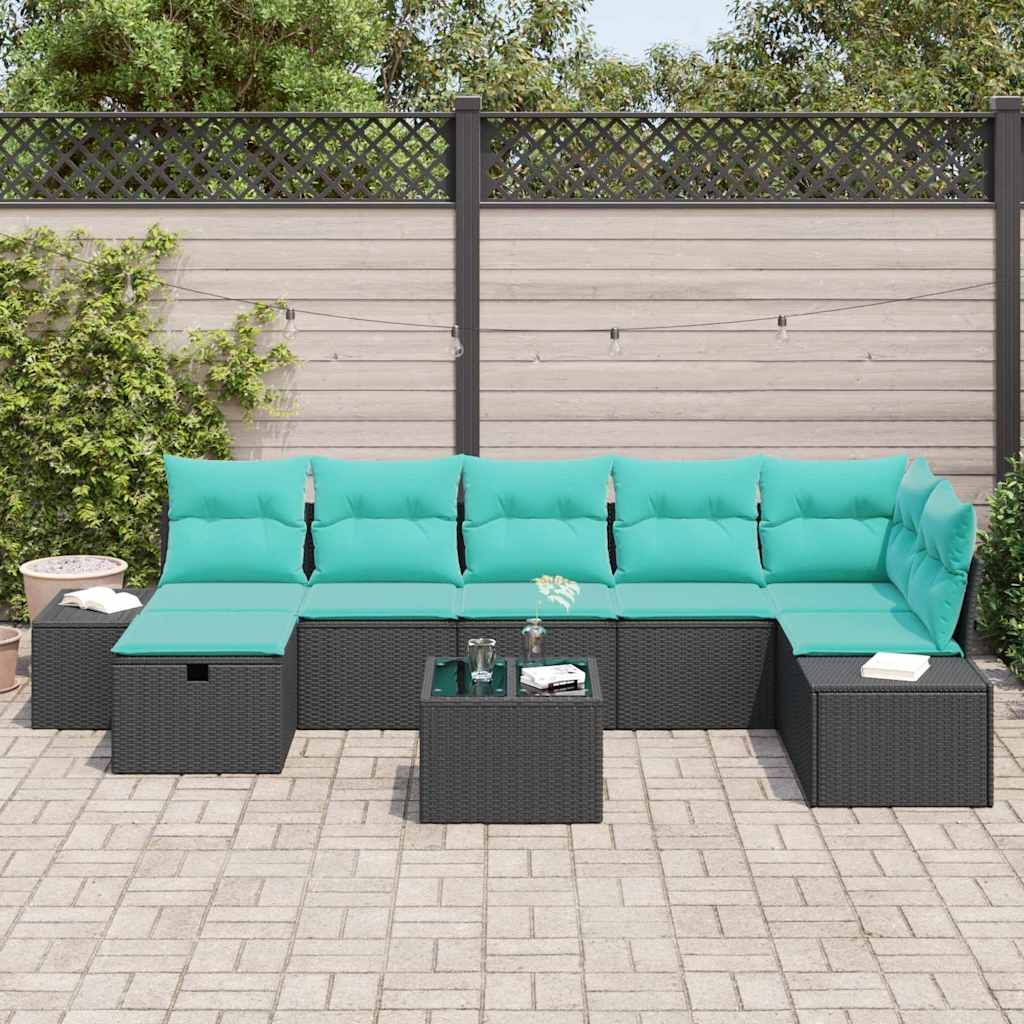 Sofa Sæt 5 stk. polyrattan