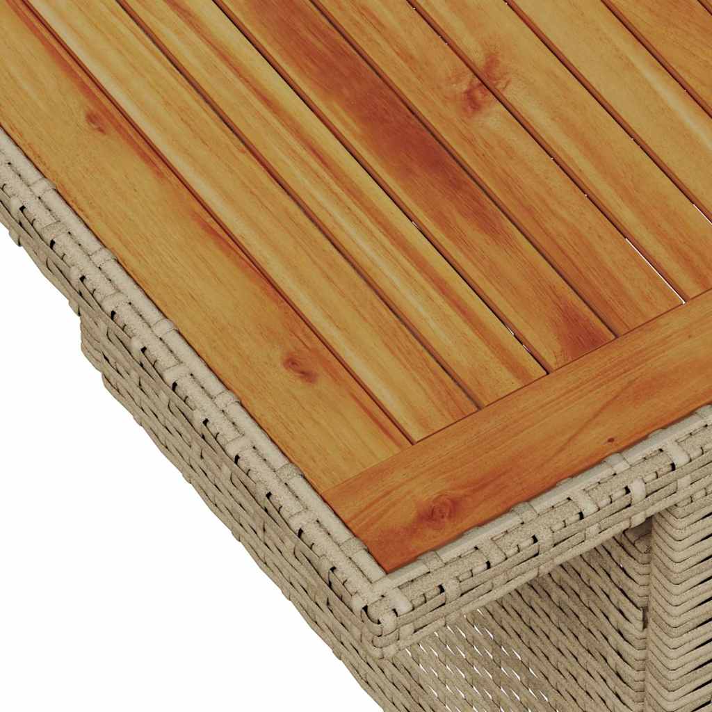 Havesofa Sæt 8 stk. Beige polyrattan