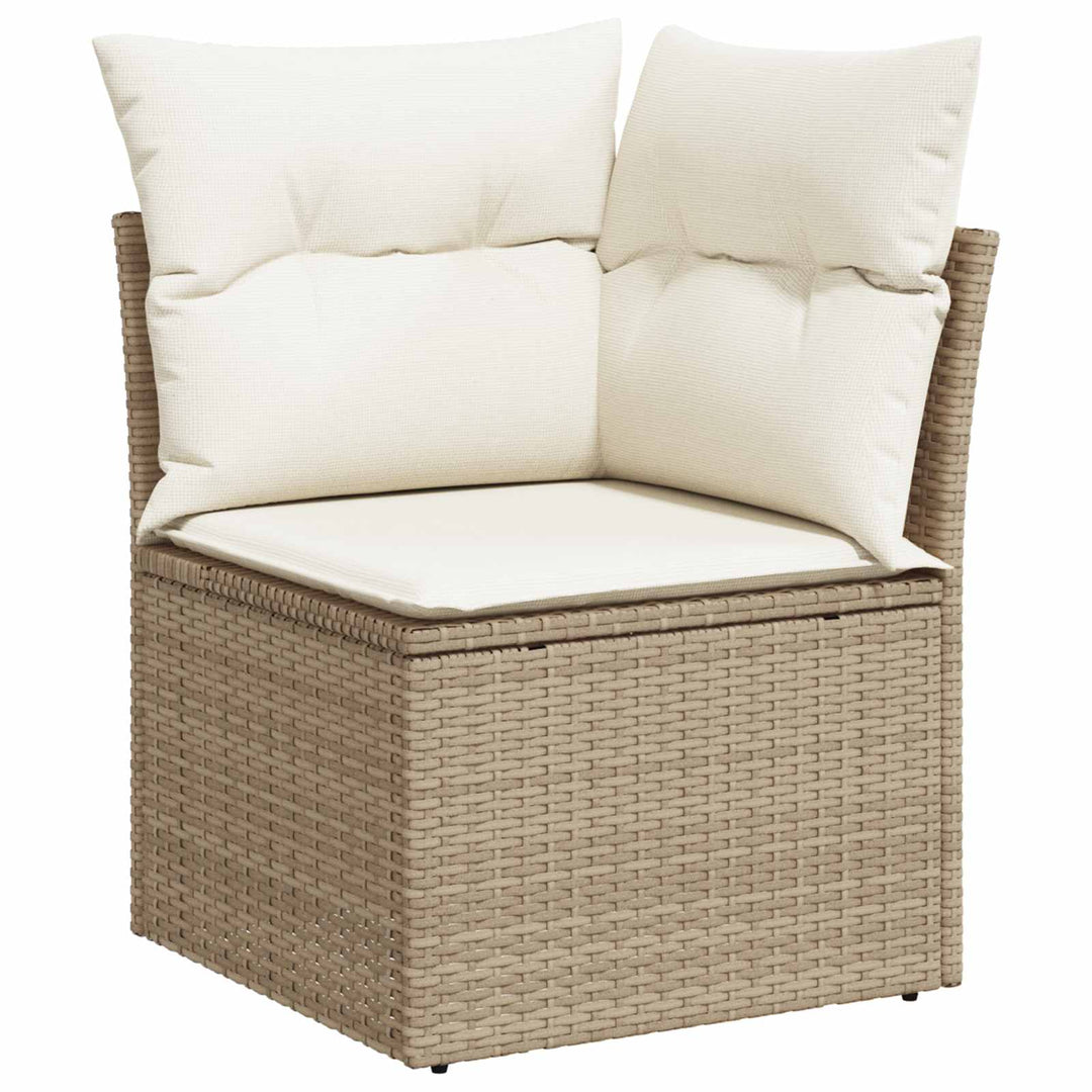 Havesofa Sæt med pude 11 pcs Beige og creme