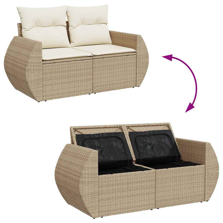 Havesofa Sæt 13 stk. 13-Antal sæder beige og cremefarvet