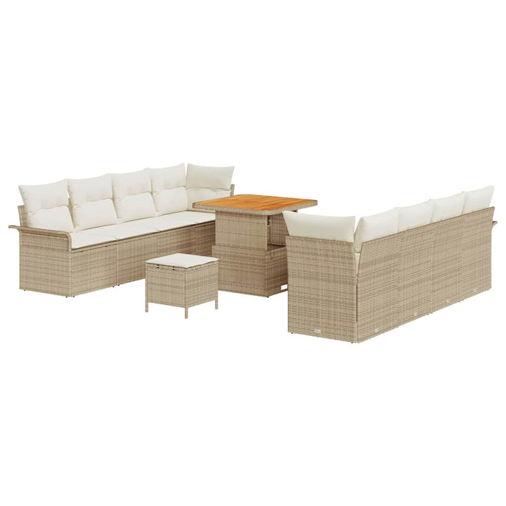 Havesofa Sæt med pude Beige og creme 80 x 80 x 71 cm